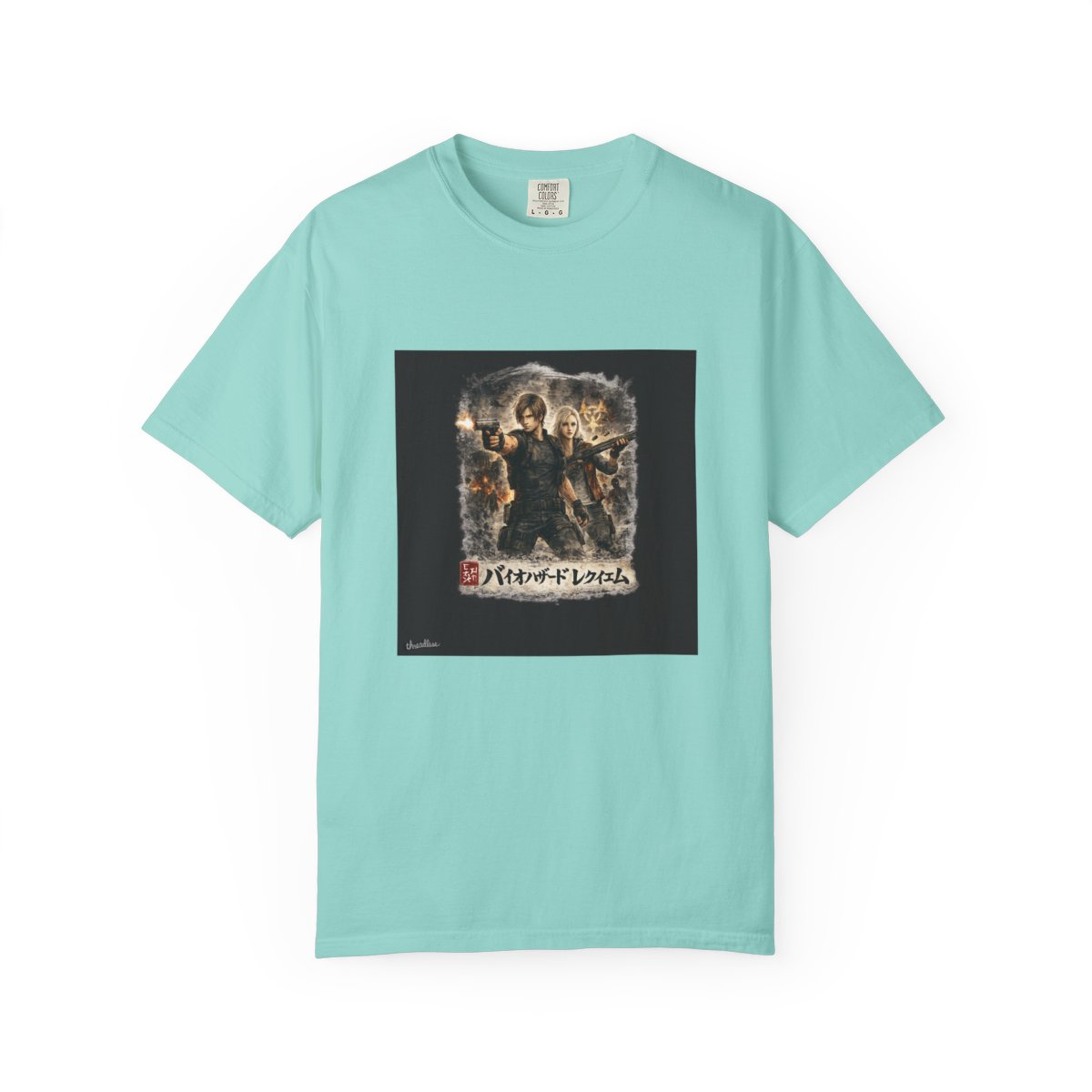 Resident Evil Requiem Sumi-e Inspired T-Shirt - alternate angle 5, merchandise