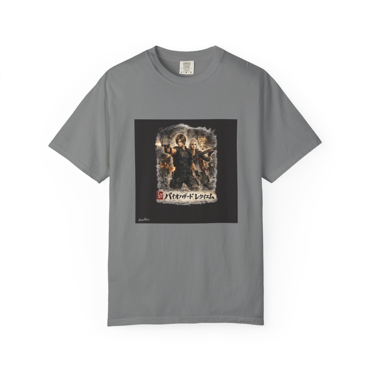 Resident Evil Requiem Sumi-e Inspired T-Shirt - alternate angle 3, merchandise