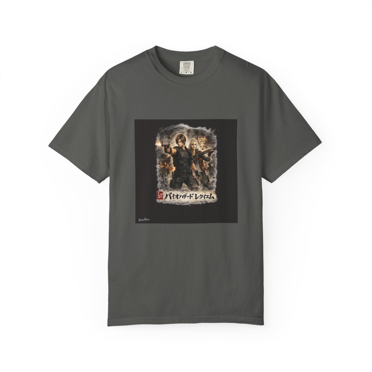 Resident Evil Requiem Sumi-e Inspired T-Shirt - alternate angle 2, merchandise