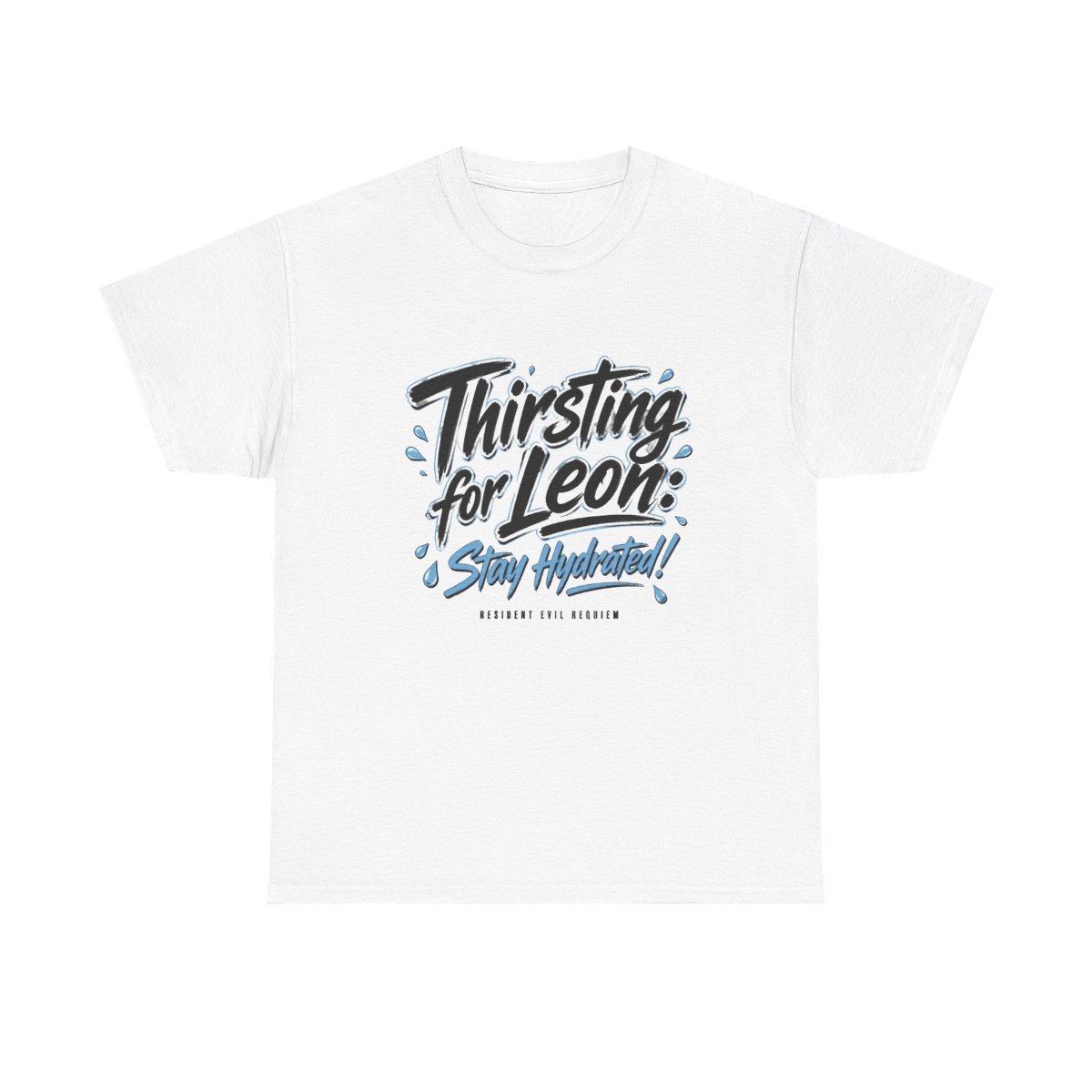 Resident Evil Requiem "Thirsting for Leon: Stay Hydrated!" Unisex Tee