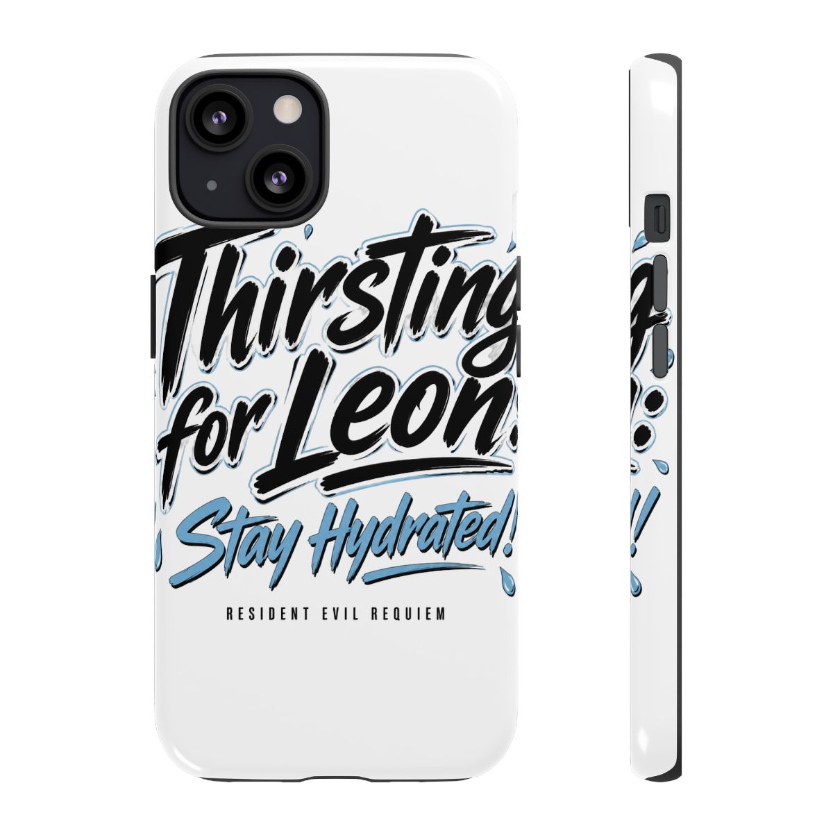 Resident Evil Requiem "Thirsting for Leon: Stay Hydrated!" Phone Case