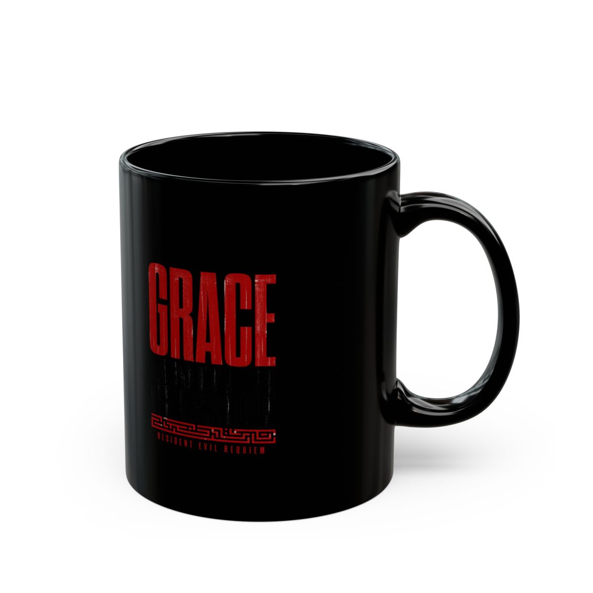Resident Evil Requiem "Grace Under Pressure" Black Mug