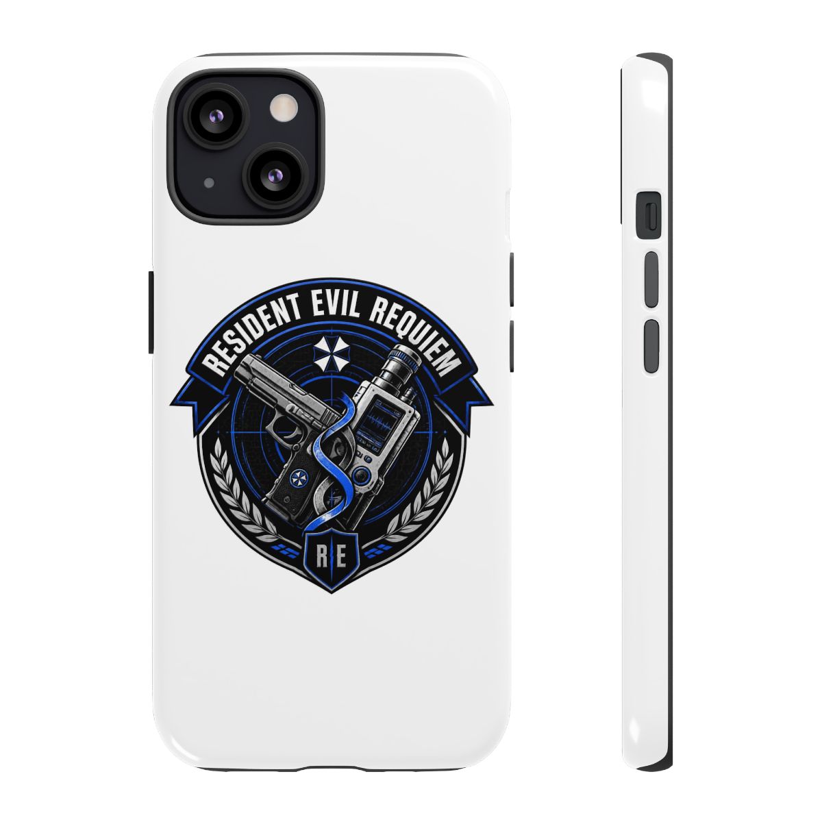 Resident Evil Requiem Pistol And Grace Phone Case