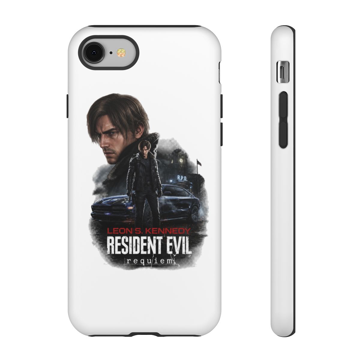 Leon The Chad Kennedy / Resident Evil Requiem / Fanart Phone Case - alternate angle 4, merchandise