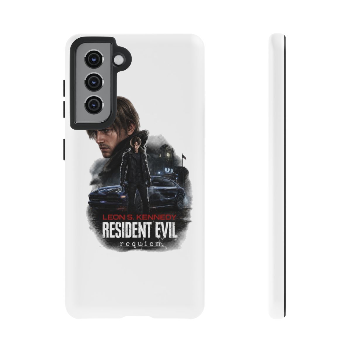 Leon The Chad Kennedy / Resident Evil Requiem / Fanart Phone Case - alternate angle 1, merchandise