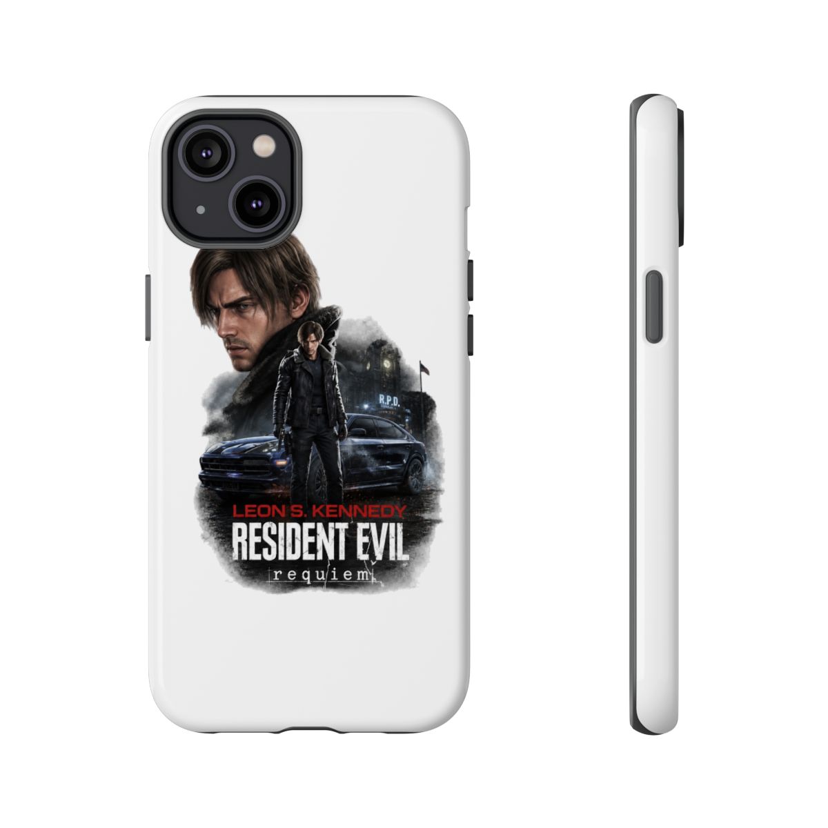 Leon The Chad Kennedy / Resident Evil Requiem / Fanart Phone Case - alternate angle 3, merchandise