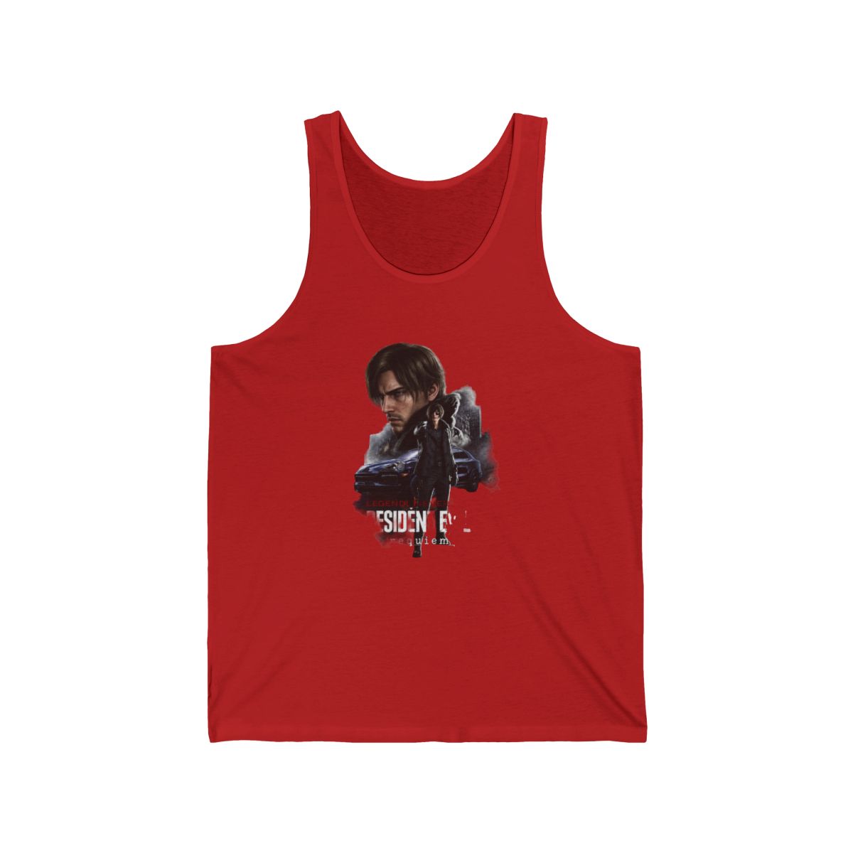 Leon The Chad Kennedy / Resident Evil Requiem / Fanart Tank Top