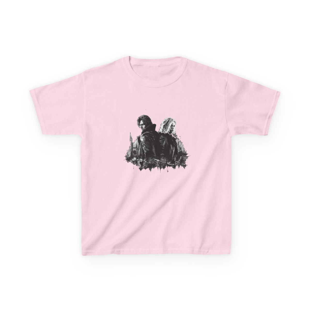 Resident Evil Requiem - Honor Resident Evil 9, Leon S. Kennedy Resident Evil 9 Requiem, Grace Ashcroft, Resident Evil Leon Kennedy Kids T-Shirt - alternate angle 4, merchandise