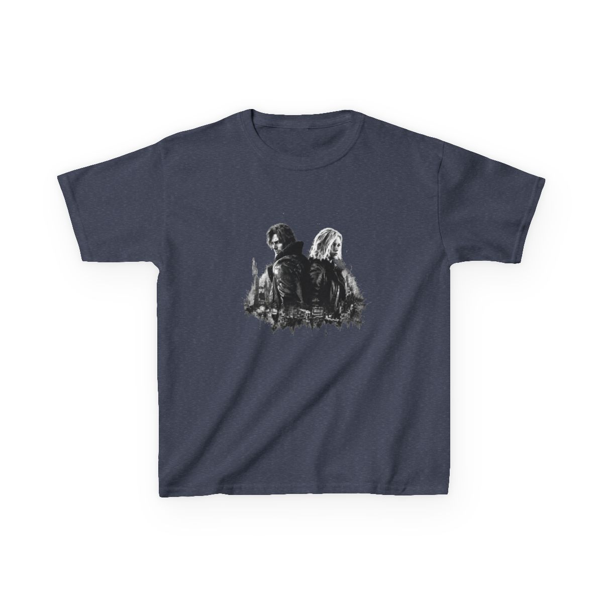 Resident Evil Requiem - Honor Resident Evil 9, Leon S. Kennedy Resident Evil 9 Requiem, Grace Ashcroft, Resident Evil Leon Kennedy Kids T-Shirt - alternate angle 4, merchandise