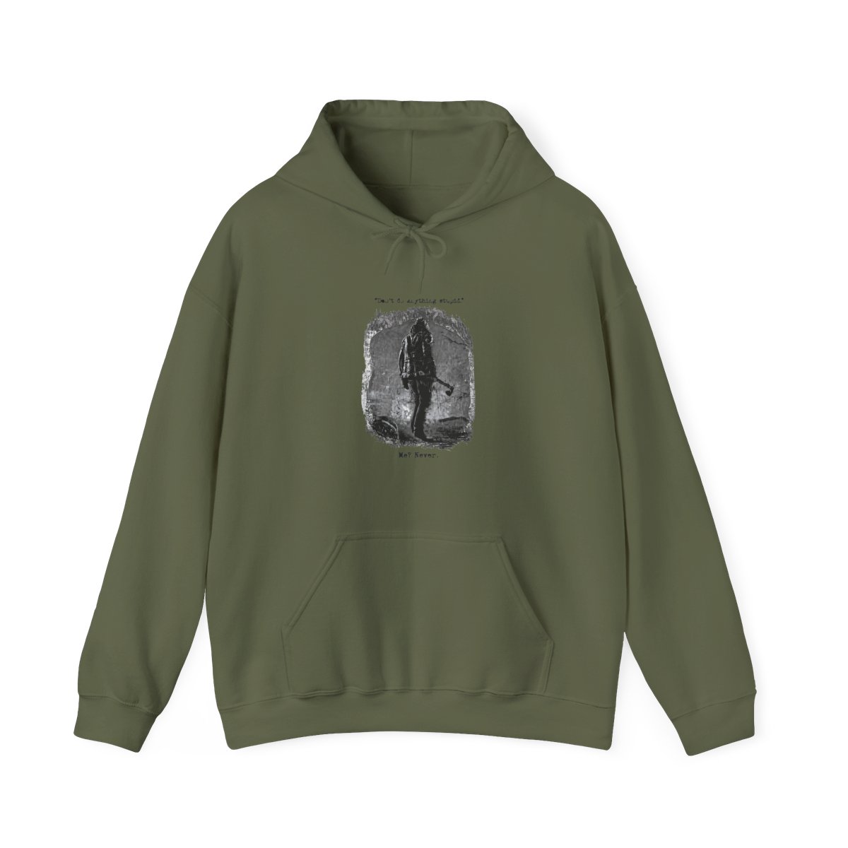Resident Evil 9 Requiem Leon Kennedy Distressed Hoodie | Resident Evil Requiem - alternate angle 4, merchandise