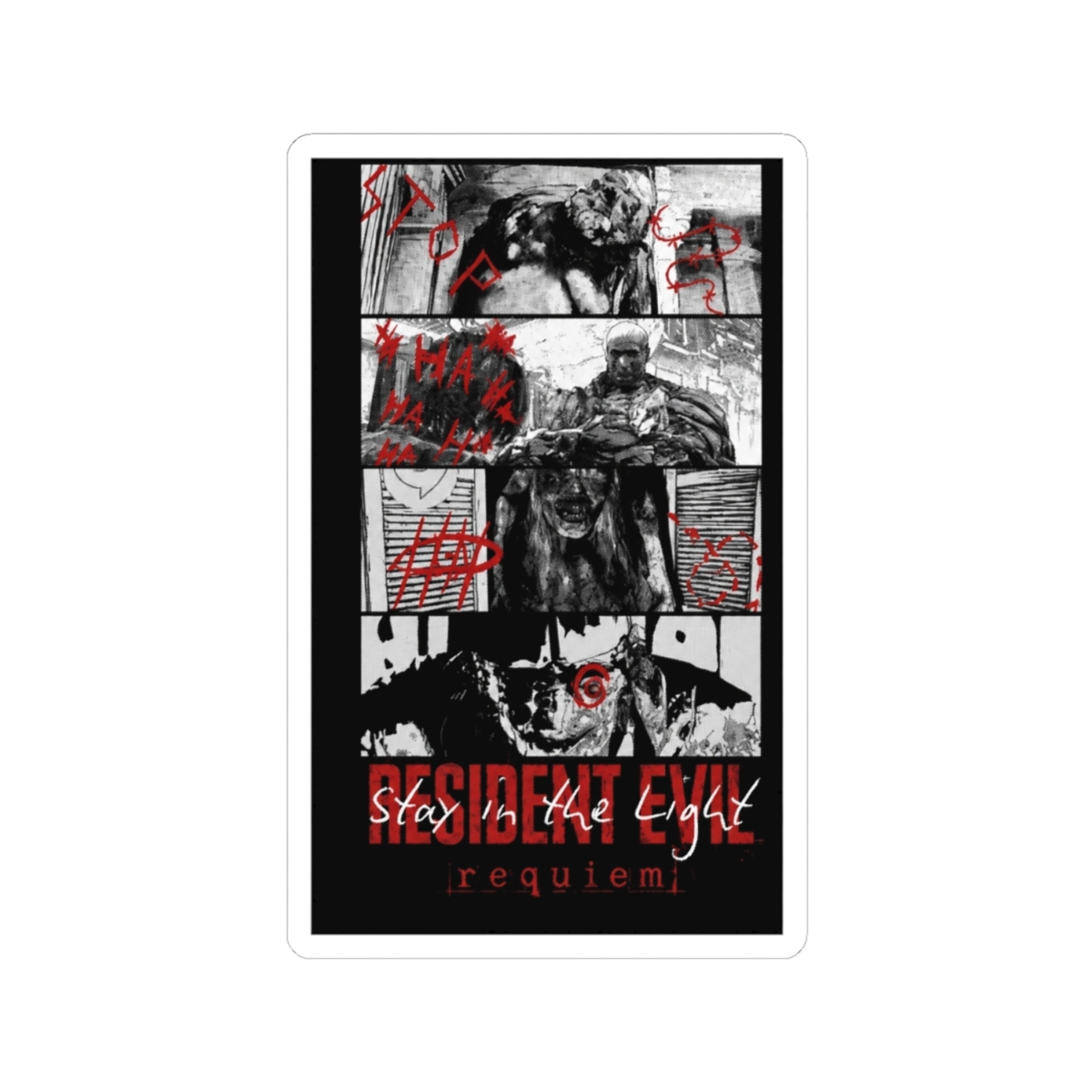 resident evil requiem Sticker - alternate angle 1, merchandise
