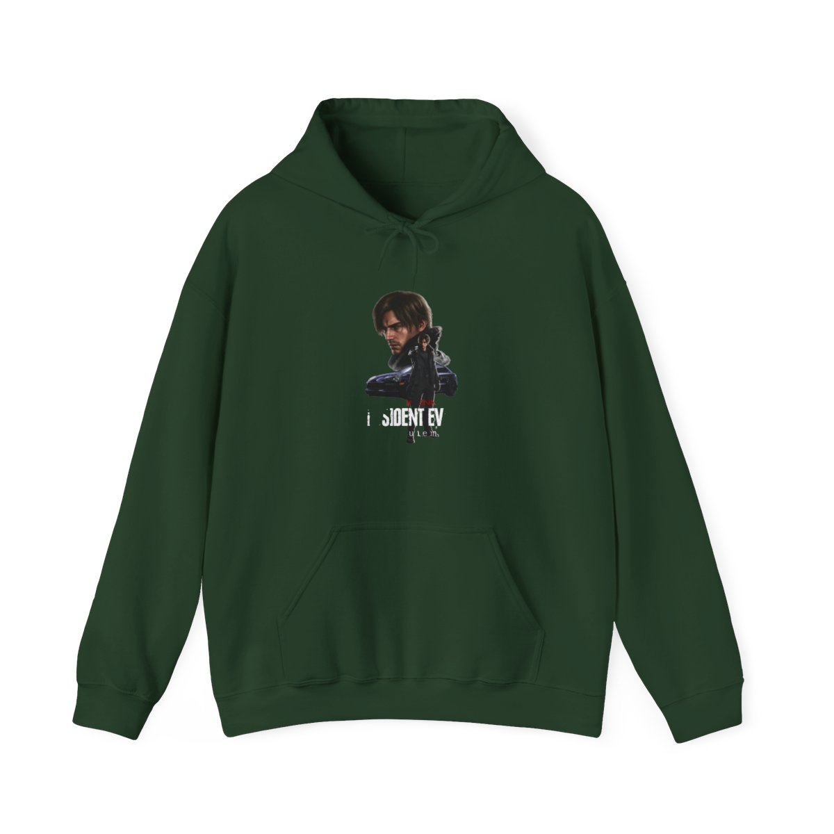 Leon The Chad Kennedy / Resident Evil Requiem / Fanart Hoodie - alternate angle 5, merchandise