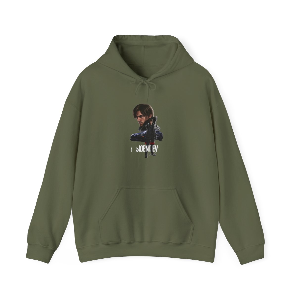 Leon The Chad Kennedy / Resident Evil Requiem / Fanart Hoodie - alternate angle 4, merchandise