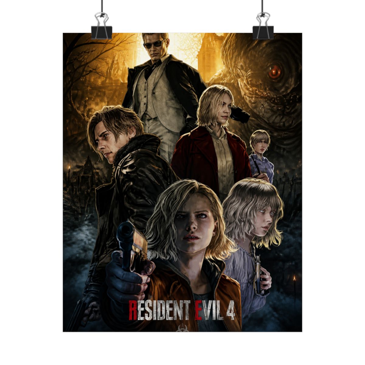 RE 30TH Anniversary Requiem Fanart Poster | Resident Evil Requiem