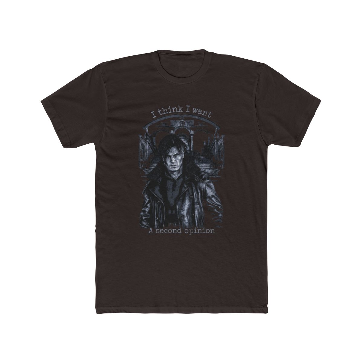 Leon Kennedy Resident Evil 9 Requiem Second Opinion Distressed T Shirt | Resident Evil Requiem - alternate angle 3, merchandise