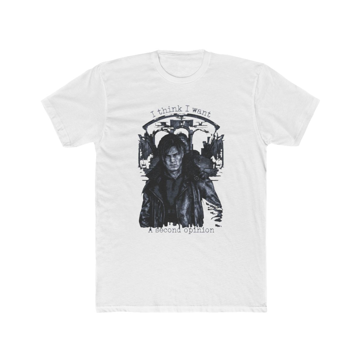 Leon Kennedy Resident Evil 9 Requiem Second Opinion Distressed T Shirt | Resident Evil Requiem